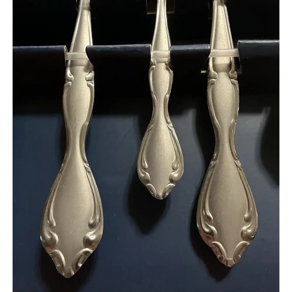 Oneida Satin Cantata Stainless Frosted Handle 1 Place Setting and 1 Hostess Set